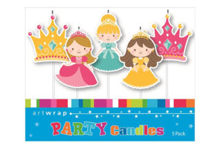PRINCESS BIRTHDAY CANDLES,E4245