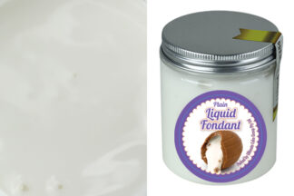 250g Soft Liquid Fondant White,250g Soft Fondant White Bakels,425803-250