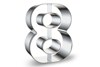 Number 8 Cookie Cutter,Number 8,UCG-015-263