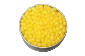 20G 4mm SHINY YELLOW EDIBLE CACHOUS ,100G 4mm SHINY YELLOW EDIBLE CACHOUS ,4mm-shiny-yellow-edible-cachous-pearls-100g-3-pack-4471-600