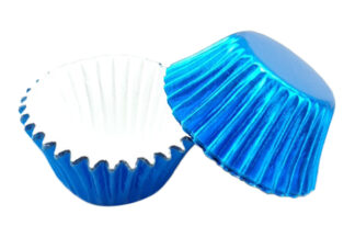 Royal Blue Foil Mini Cupcake Cases,Royal Blue Foil Mini 25mm Cupcake Cases,BC-F13-251