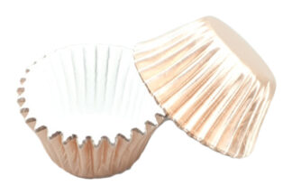 Rose Gold Foil Mini 35mm Cupcake Cases,BC-F8-252