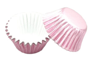 Light Pink Foil Mini 35mm Cupcake Cases,BC-F9-252