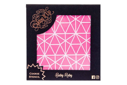 baby ruby cookie stencil caking it up,ciu-cs-br