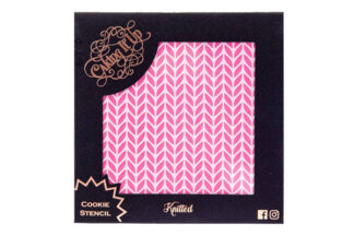 KNITTED COOKIE STENCIL Caking It Up,CIU-CS-KNI