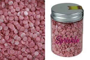 100g Pearl Pink Confetti Sprinkles,SP-PPC-100