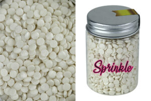 100g Pearl White Confetti Sprinkles,SP-PWC-10-1