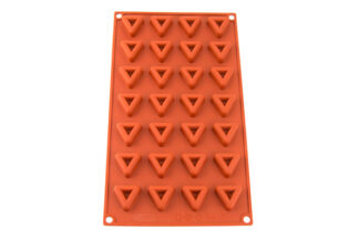  MINI TRIANGLES 28 CAVITY SILICONE,MINI TRIANGLES SILICONE CHOCOLATE MOLD,D-067