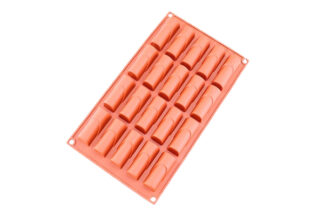 ROUND LOG 20 CAVITY SILICONE CHOCOLATE,ROUND LOG SILICON CHOCOLATE MOLD,D-105