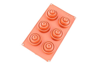 GRADUAL CIRCLE 6 CAVITY SILICONE,GRADUAL CIRCLE SILICON CHOCOLATE MOLD,D-113