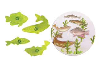 Animals and Wildlife Cutters,Fish Set of 4,105MM005