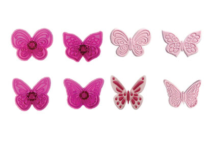 lacy butterflies set of 4,1101cc004