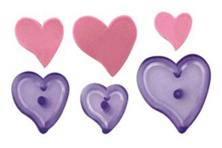 Funky Hearts Set of 3,112SP012