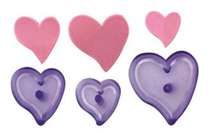 funky hearts set of 3,112sp012