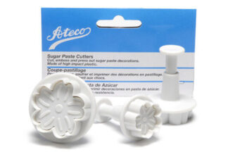 Gerbera Daisy Plunger Cutters Set,3 Daisy Cutters Ateco,1951