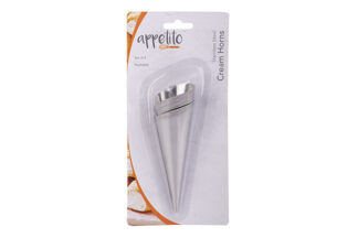 APPETITO STAINLESS STEEL CREAM HORNS SET,3213