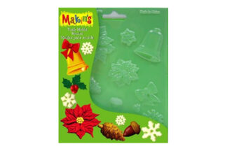 Christmas Symbol Clay Push Moulds,Christmas Symbol Clay Push Molds,39008