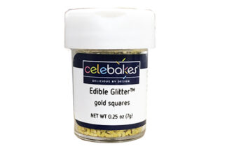 Gold Squares Edible Glitter,7500-78631G