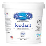 1kg Pail White Vanilla Fondant - Satin Ice