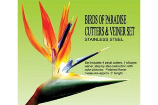 BIRDS OF PARADISE GUMPASTE CUTTER SET Petal Crafts,AA2614