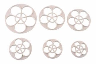 Extra Large Five petal Rose Cutter set - 6pieces,AA5275