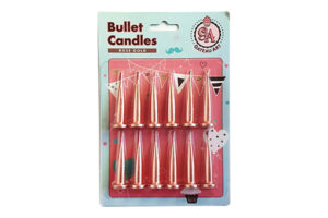 Rose Gold Bullet Candles,BLCDL-013