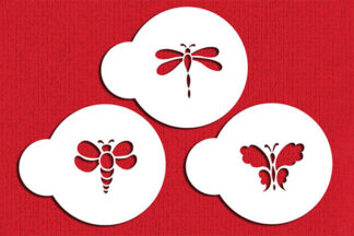 Mini Bugs Cupcake Stencil Set,C727