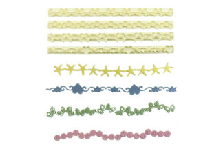 Fondant Straight Frill 13,CUTFRL4-1