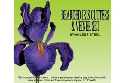 bearded iris gumpaste cutter set,gcbi