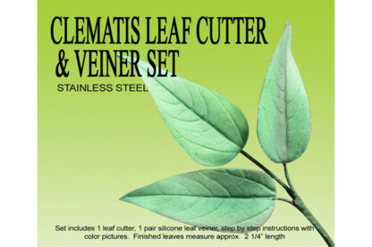 clematis leaf gumpaste cutter,gccleml