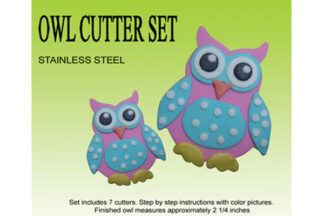 Large Owl Cutter Sets Petal Crafts,GCOWL-L