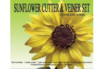 sunflower gumpaste cutter set,gcsun