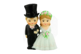 LITTLE BRIDE AND GROOM,HC-D4