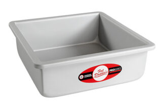 8 inch x 8 inch Square 3 inch Deep Cake Pan,Cake Pan Solid Bottom,PSQ-883