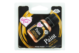 Dark Gold Metallic Food Paint Rainbow Dust,Paint Metallic Dark Gold,RDMET-007
