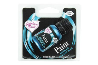 Peacock Blue Metallic Food Paint,Paint Metallic Peacock Blue,RDMET-023