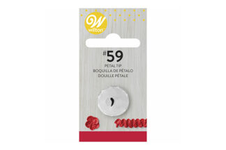 Wilton Petal Piping Tips,Small Petal Cake Decorating Tip 59,Wiltonpetaltip59s600x600b