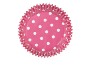 Pink Dots 75pk Standard Baking Cups,pinkdotsstandardbakingcupsbywilton6111b-1
