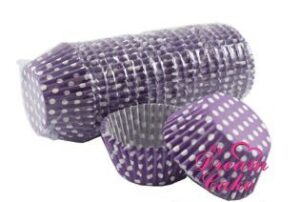 purplepolkadotclass2bakingcups500pack6181