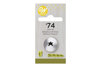 Wilton Leaf Piping Tips,Leaf Decorating Tip 74,wiltonno74leafdecoratingtip870b