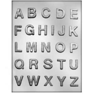 ALPHABETS & NUMBERS CHOCOLATE MOULDS