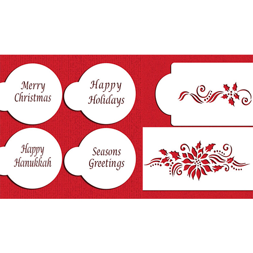 Christmas Cake Stencils My Dream Cake