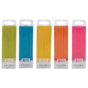 TALL, SLIM GLITTER & SPARKLER CANDLES