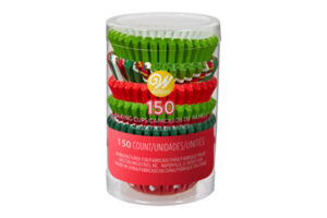 Christmas Red and Green Mini Cupcake Liners, 150-Count,415-2086