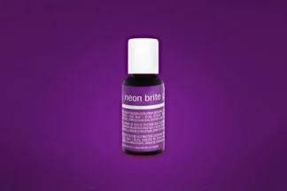 20ml Neon Brite Purple Liqua-Gel Food Colouring Chefmaster,5259