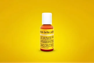 20ml Neon Brite Yellow Liqua-Gel Food Colouring Chefmaster,5260