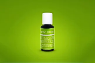 20ml Neon Brite Green Liqua-Gel Food Colouring Chefmaster,5261