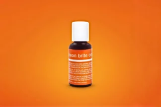 20ml Neon Brite Orange Liqua-Gel Food Colouring Chefmaster,5456