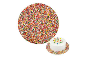 12-Inch Round Sprinkles Cake Boards,AA8081