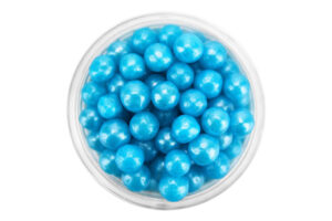 500G 6mm PEARLY BLUE EDIBLE CACHOUS ,CPPRLBL-506